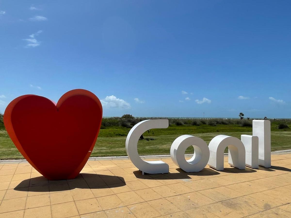 Ferienwohnung Atico Premium Conil Con 2 Terrazas, Parking, Piscina, Aire Ac Y Wifi -Solo Familias Y Parejas- Conil De La Frontera Exterior foto