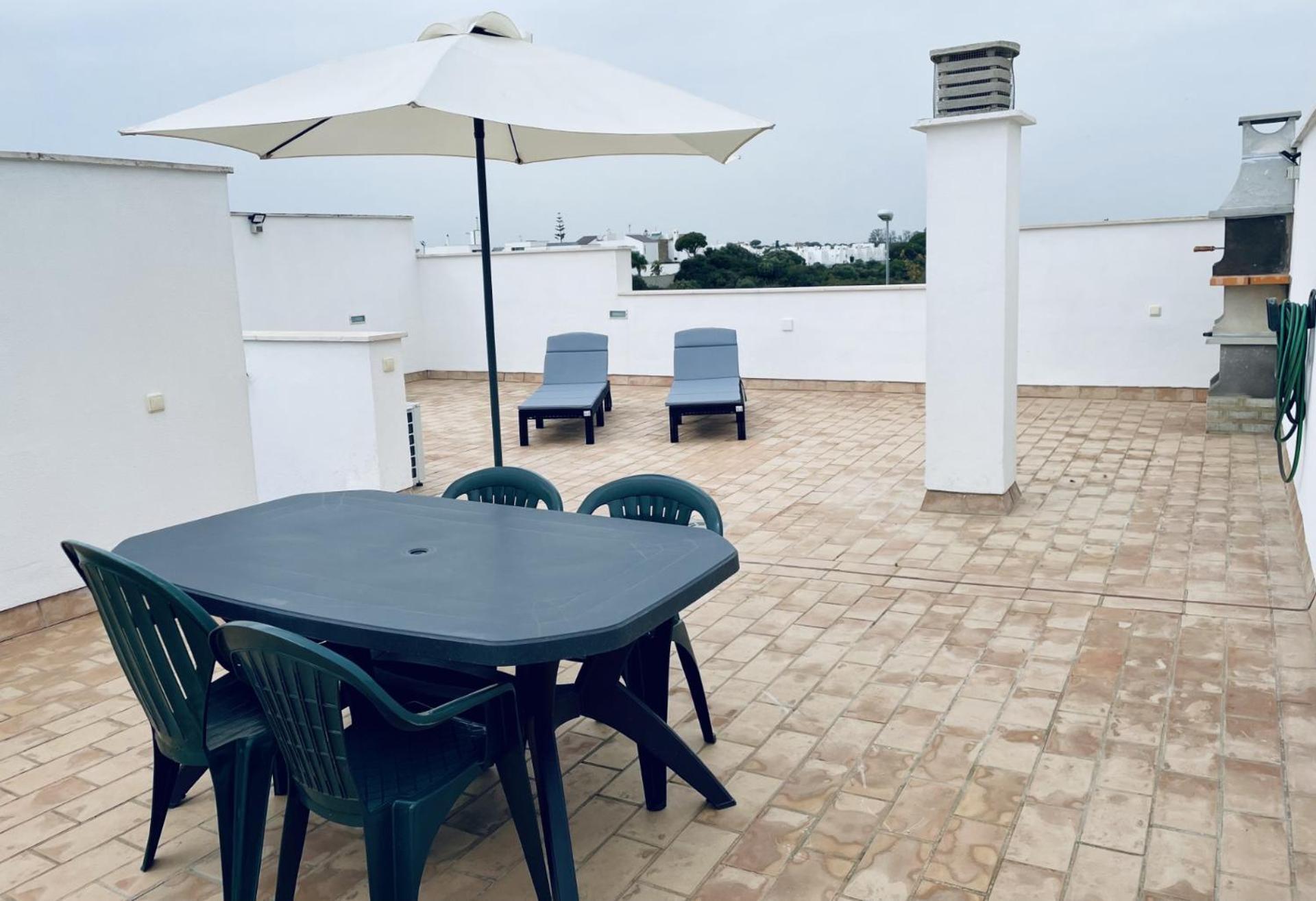 Ferienwohnung Atico Premium Conil Con 2 Terrazas, Parking, Piscina, Aire Ac Y Wifi -Solo Familias Y Parejas- Conil De La Frontera Exterior foto